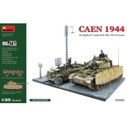 CAEN 1944 Pz.Kpfw.IV Ausf.H &amp; Kfz.70 w/CREWS. BIG SET
