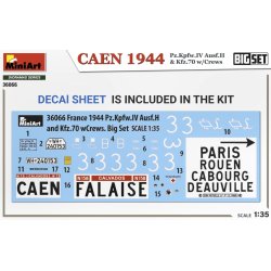 CAEN 1944 Pz.Kpfw.IV Ausf.H &amp; Kfz.70 w/CREWS. BIG SET