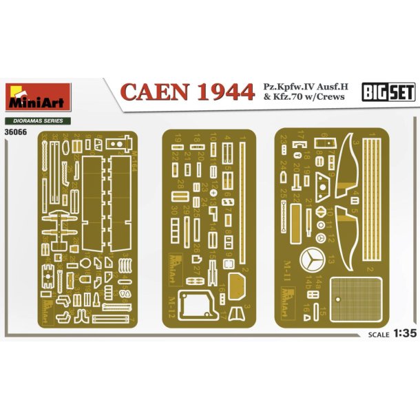 CAEN 1944 Pz.Kpfw.IV Ausf.H &amp; Kfz.70 w/CREWS. BIG SET