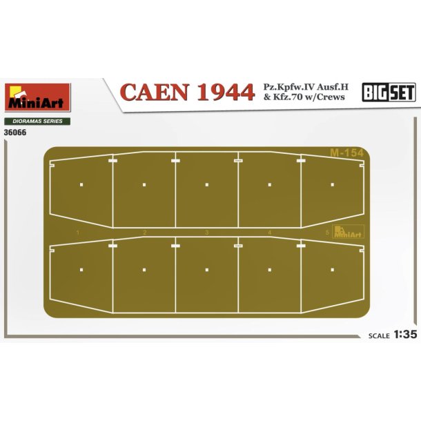 CAEN 1944 Pz.Kpfw.IV Ausf.H &amp; Kfz.70 w/CREWS. BIG SET