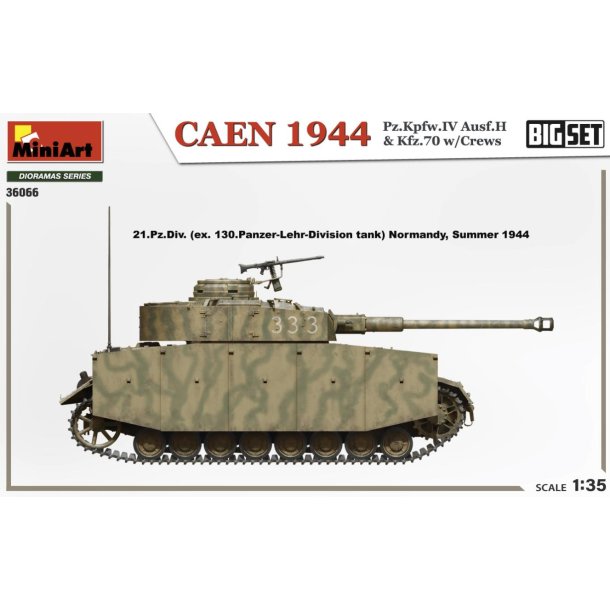 CAEN 1944 Pz.Kpfw.IV Ausf.H &amp; Kfz.70 w/CREWS. BIG SET