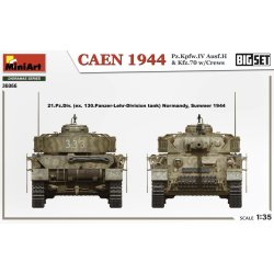 CAEN 1944 Pz.Kpfw.IV Ausf.H &amp; Kfz.70 w/CREWS. BIG SET