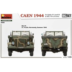 CAEN 1944 Pz.Kpfw.IV Ausf.H &amp; Kfz.70 w/CREWS. BIG SET