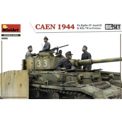 CAEN 1944 Pz.Kpfw.IV Ausf.H &amp; Kfz.70 w/CREWS. BIG SET
