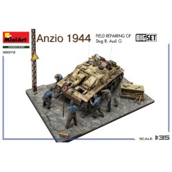 Anzio 1944. Field Repairing of Stug III. Ausf. G. BIG SET