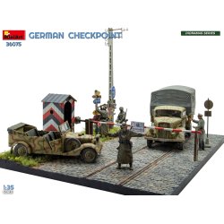 German Checkpoint. 3T Cargo Truck 3,6-36S &amp; Kfz.1 Type 170VK w/ Feldgendarmerie. BIG SET