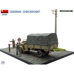 German Checkpoint. 3T Cargo Truck 3,6-36S &amp; Kfz.1 Type 170VK w/ Feldgendarmerie. BIG SET