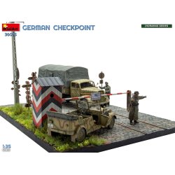German Checkpoint. 3T Cargo Truck 3,6-36S &amp; Kfz.1 Type 170VK w/ Feldgendarmerie. BIG SET