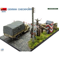 German Checkpoint. 3T Cargo Truck 3,6-36S &amp; Kfz.1 Type 170VK w/ Feldgendarmerie. BIG SET