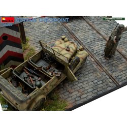 German Checkpoint. 3T Cargo Truck 3,6-36S &amp; Kfz.1 Type 170VK w/ Feldgendarmerie. BIG SET