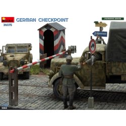 German Checkpoint. 3T Cargo Truck 3,6-36S &amp; Kfz.1 Type 170VK w/ Feldgendarmerie. BIG SET