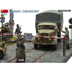 German Checkpoint. 3T Cargo Truck 3,6-36S &amp; Kfz.1 Type 170VK w/ Feldgendarmerie. BIG SET