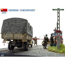 German Checkpoint. 3T Cargo Truck 3,6-36S &amp; Kfz.1 Type 170VK w/ Feldgendarmerie. BIG SET
