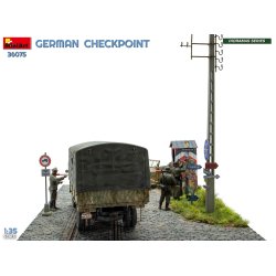 German Checkpoint. 3T Cargo Truck 3,6-36S &amp; Kfz.1 Type 170VK w/ Feldgendarmerie. BIG SET