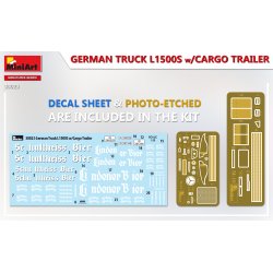 Tysk lastbil L1500S med anhnger