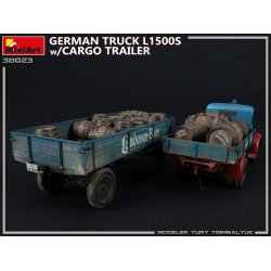 Tysk lastbil L1500S med anhnger