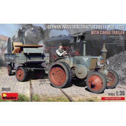 Tysk traktor D8511 Model 1936 med anh�nger