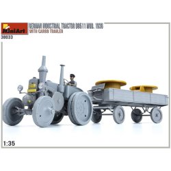 Tysk traktor D8511 Model 1936 med anh�nger