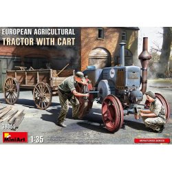 Europisk traktor med anhnger