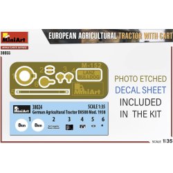 Europisk traktor med anhnger