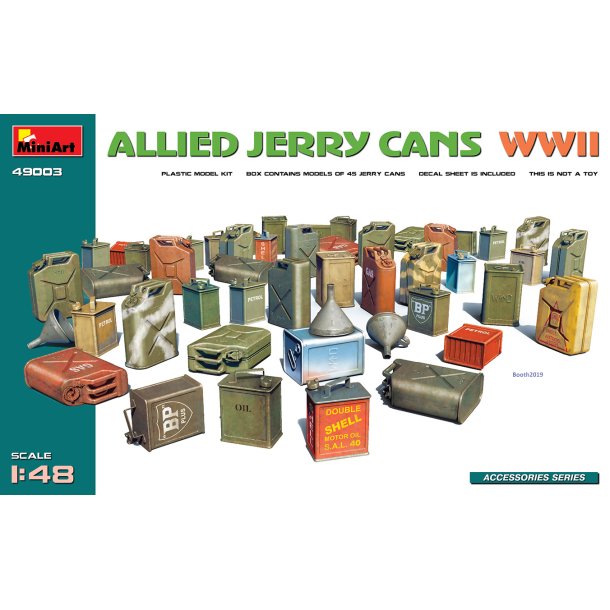 Allied Jerry Cans WW2