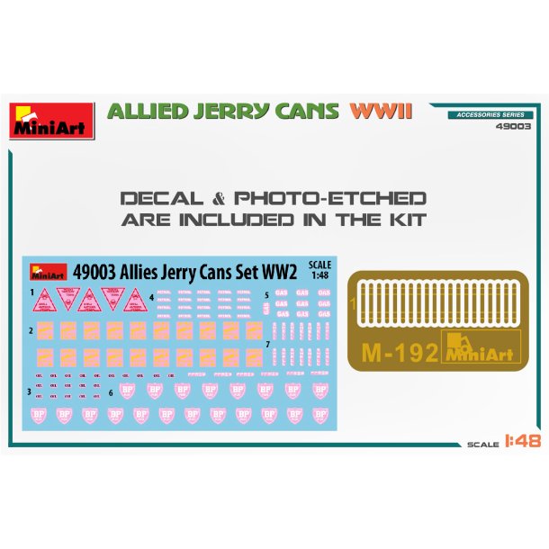 Allied Jerry Cans WW2