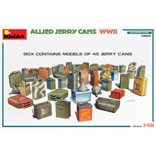 Allied Jerry Cans WW2