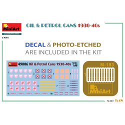 Olie og benzintnder 1930-40erne