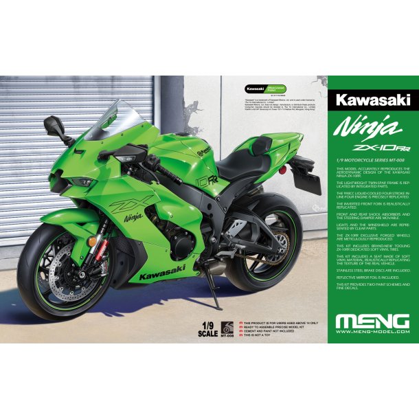 Kawasaki Ninja ZX-10RR, skala 1/9