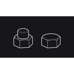 Bolte og mtrikker - st A sm, skala 1/35