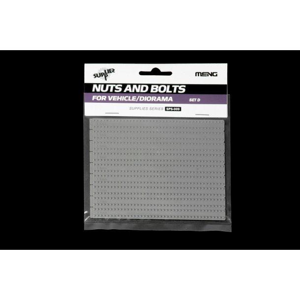 Bolte og mtrikker - st D, skala 1/35