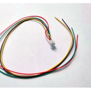 Micro JST-XH 1,25 mm 4-pin hun-stik med kabler, 300 mm