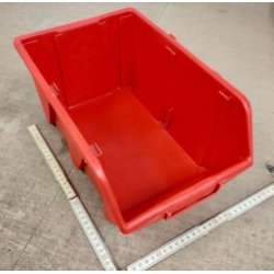 Stor opbevaringskasse, r�d. 350 x 230 mm