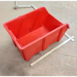 Stor opbevaringskasse, r�d. 350 x 230 mm