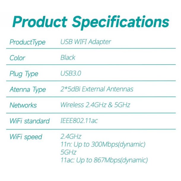 Kali Linux WiFi Dongle RTL8812AU