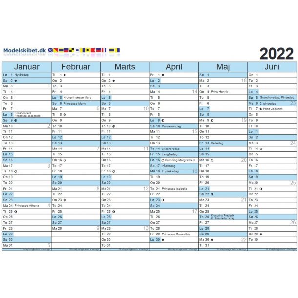 GRATIS! Kalender for 2021