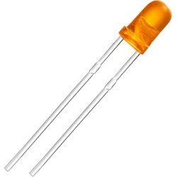 LED 3 mm, orange