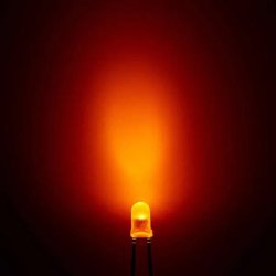 LED 3 mm, orange
