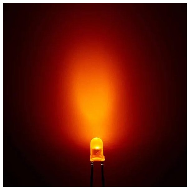 LED 3 mm, orange
