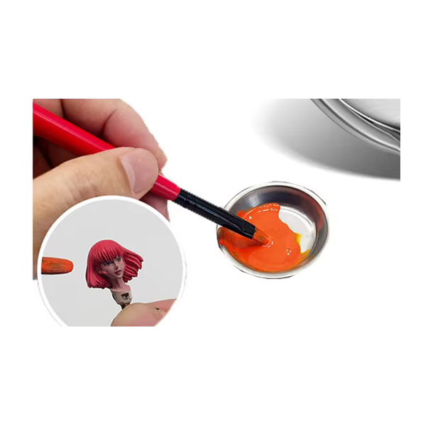 Malerskl 50 mm i rustfrit stl, 12 stk.