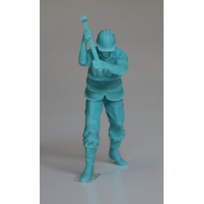 Arbejdsmand med forhammer, skala 1/25