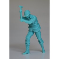 Arbejdsmand med forhammer, skala 1/25