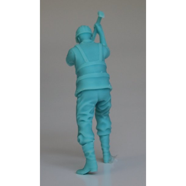 Arbejdsmand med forhammer, skala 1/25