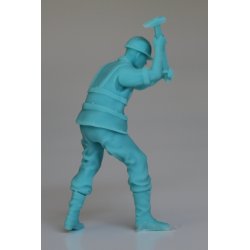 Arbejdsmand med forhammer, skala 1/25