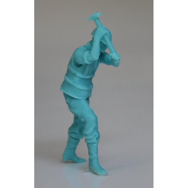 Arbejdsmand med forhammer, skala 1/25