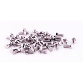 Rustfri bolt, sekskanthoved M1,6 x 4 mm, 10 stk.