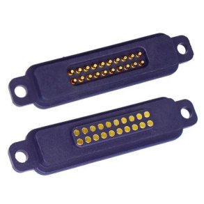 Magnetisk 20-polet stik, han og hun