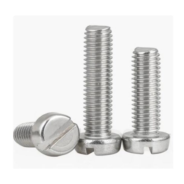 Cyl. Hoved Rustfri skrue DIN 84A - 1,6 x 12 mm. Pose med 20 stk.