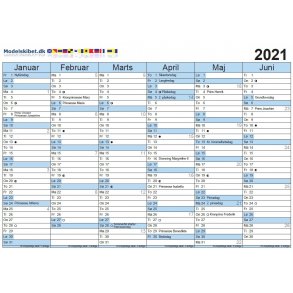 GRATIS! Kalender for 2021