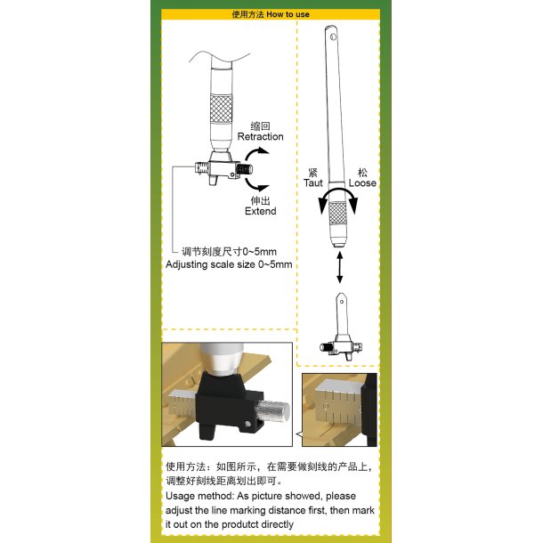 Special marking machine for model